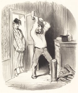 È permesso a dio... spaccare legna... da Honoré Daumier