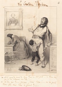 È permesso tornare... in uno stato simile... da Honoré Daumier