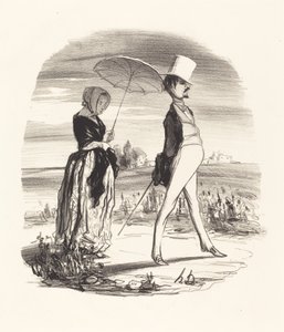 E lo chiamano discendere il fiume della vita... da Honoré Daumier