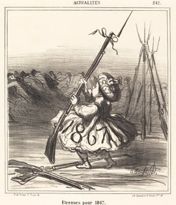 Strenne per il 1867 da Honoré Daumier