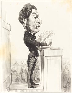 Eugène Rouher da Honoré Daumier