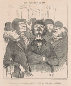 Esaminando il nuovo soffitto... da Honoré Daumier