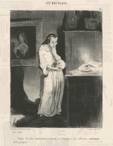Donna di lettere umanitaria che si dedica all