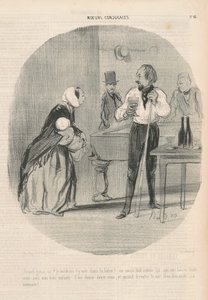 Grande furfante! Vorrei vederti lì da Honoré Daumier