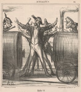 Fermati!!! da Honoré Daumier