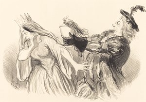 Amleto da Honoré Daumier