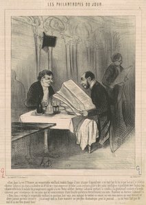 Ieri nella rue Saint-Honoré... un vecchio da Honoré Daumier