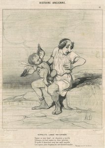 Ippolito trafitto da Cupido