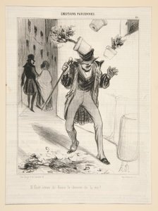 Bisogna seminare fiori sul cammino della vita! da Honoré Daumier