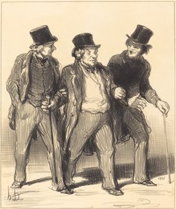 Mi sembra di vedere... un... cane... senza museruola!... da Honoré Daumier