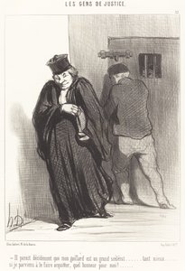 Sembra... che il mio ragazzo sia un grande scellerato... da Honoré Daumier
