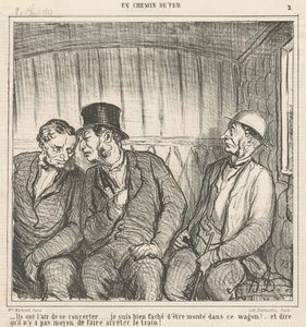 Sembrano concertarsi... da Honoré Daumier
