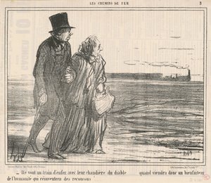 Vanno a un ritmo infernale... da Honoré Daumier