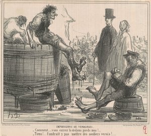 Impressioni di vendemmia da Honoré Daumier