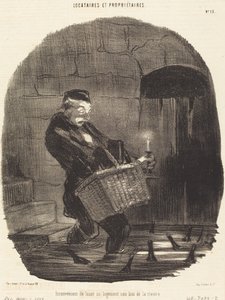 Inconveniente di affittare... non lontano da un fiume da Honoré Daumier