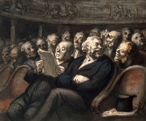 Intervallo alla Comédie-Française, 1858 da Honoré Daumier