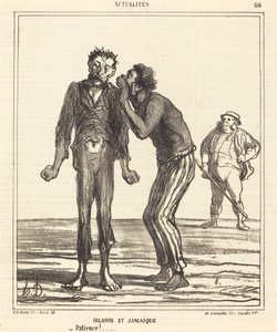 Irlanda e Giamaica - Pazienza!... da Honoré Daumier