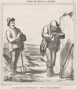 Ho quindi ucciso una pernice! da Honoré Daumier