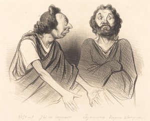 Ho visto Signore... vostro figlio sfortunato... da Honoré Daumier