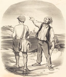 Ho visto una lepre... otto giorni fa! da Honoré Daumier