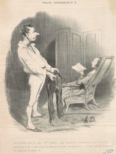 Non mi importa della vostra Mme Sand... da Honoré Daumier