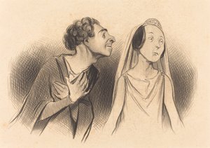 Parto più innamorato che... mai... da Honoré Daumier