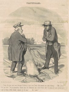 Ti dico che hai disturbato il confine... da Honoré Daumier