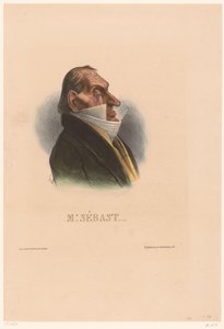 Caricatura di Horace Sébastiani da Honoré Daumier