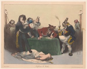 Caricatura delle potenze europee durante la Conferenza di Londra