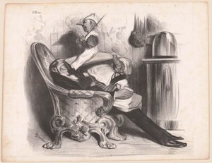 Caricatura del ministro Antoine Maurice Apollinaire d