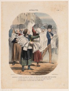 Venditrici di giornali da Honoré Daumier