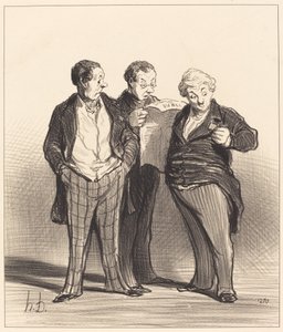 Il divieto di indossare decorazioni da Honoré Daumier