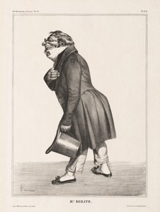 La Caricatura, Tav. 314, Conte de Keratry da Honoré Daumier