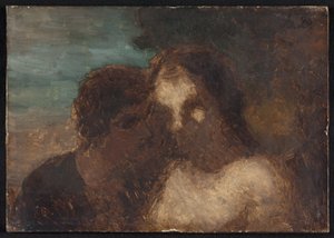 La Confidenza o Il bacio di Giuda da Honoré Daumier