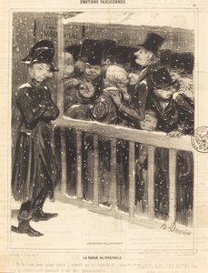 La Coda allo Spettacolo da Honoré Daumier