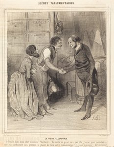 La Visita Elettorale da Honoré Daumier
