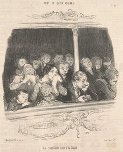 Il quinto atto alla gaiezza da Honoré Daumier