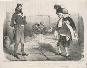 La corte rende servizi e non sentenze! da Honoré Daumier
