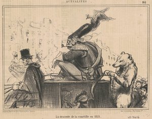 La discesa della Courtille nel 1855
