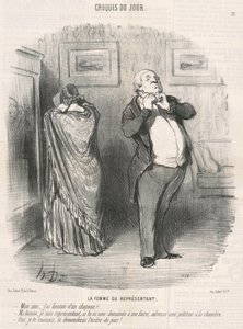 La moglie del rappresentante da Honoré Daumier