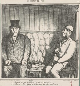 La figura di questo signore non mi convince... da Honoré Daumier