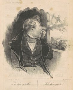 Il palco con la griglia da Honoré Daumier