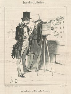 La pazienza è la virtù degli asini da Honoré Daumier