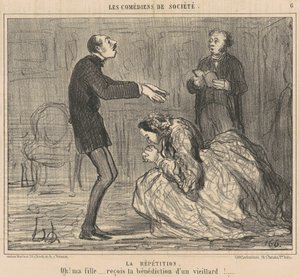 La ripetizione da Honoré Daumier