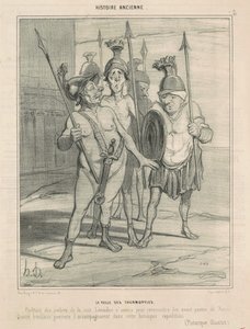 La vigilia delle Termopili da Honoré Daumier
