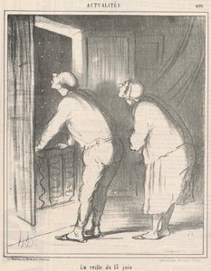 La vigilia del 13 giugno da Honoré Daumier
