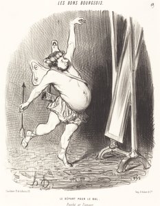 La partenza per il ballo da Honoré Daumier