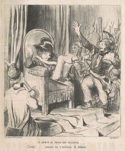Il monello di Parigi alle Tuileries da Honoré Daumier