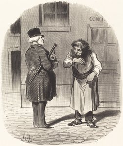 Il Giorno di Capodanno da Honoré Daumier