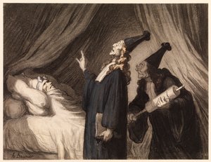 Il malato immaginario da Honoré Daumier